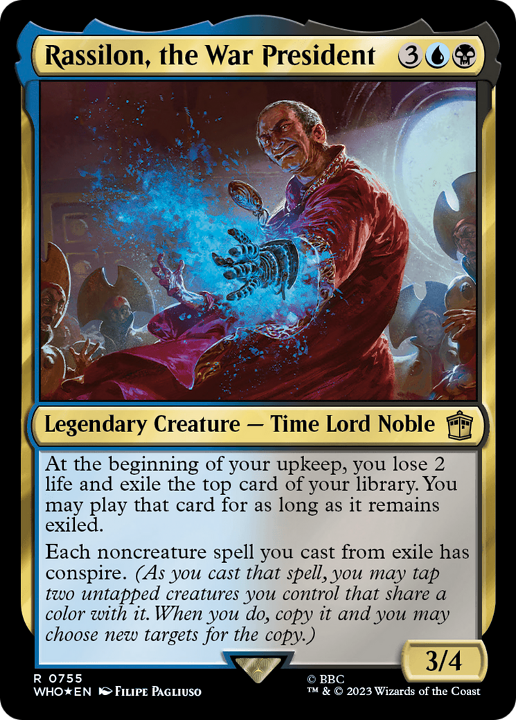 Rassilon, the War President (Surge Foil) [Doctor Who] - The Mythic Store | 24h Order Processing