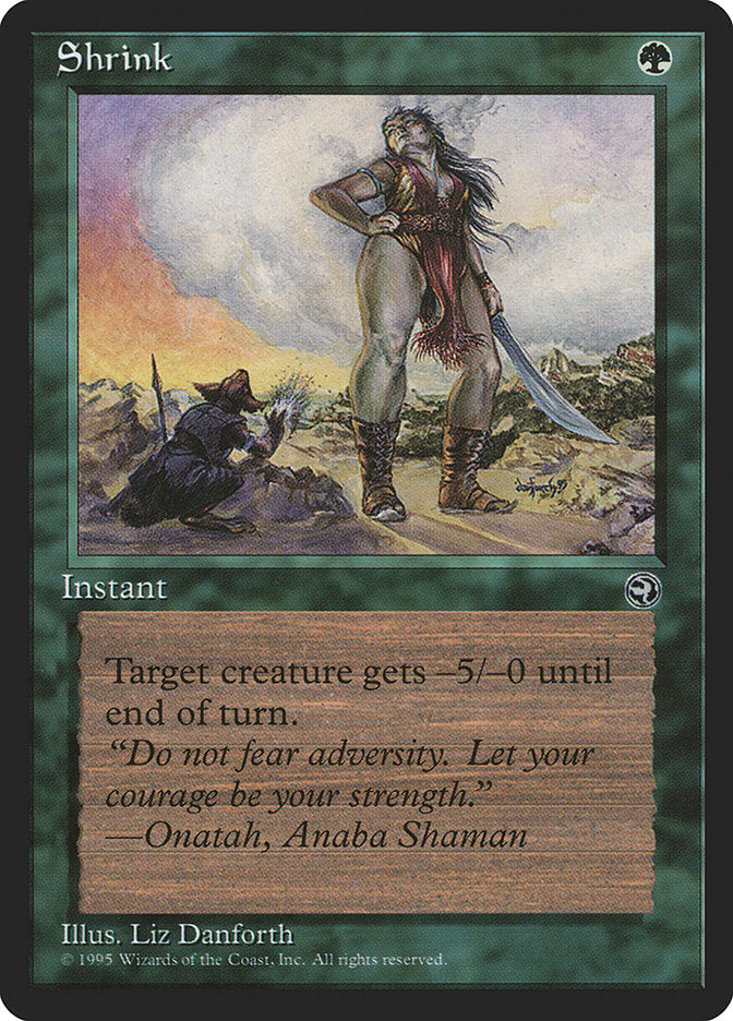 Shrink (Onatah Flavor Text) [Homelands] - The Mythic Store | 24h Order Processing