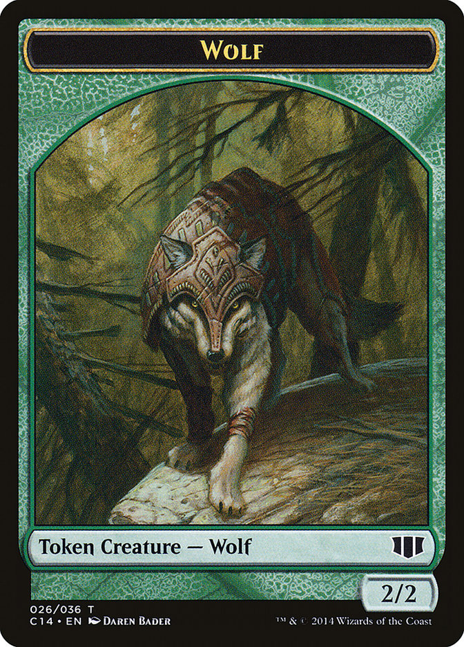 Treefolk // Wolf Double-Sided Token [Commander 2014 Tokens] - The Mythic Store | 24h Order Processing