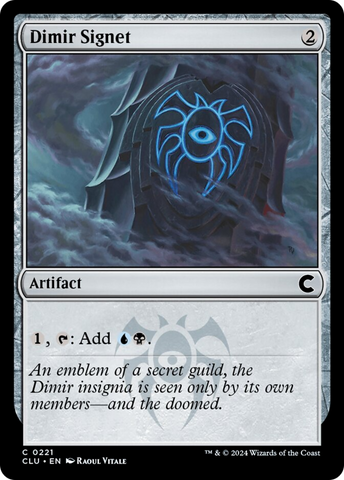 Dimir Signet [Ravnica: Clue Edition] - The Mythic Store | 24h Order Processing