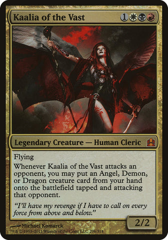 Kaalia of the Vast (Oversized) [Commander 2011 Oversized] - The Mythic Store | 24h Order Processing