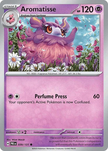 Aromatisse (039/131) [Scarlet & Violet: Prismatic Evolutions] - The Mythic Store | 24h Order Processing