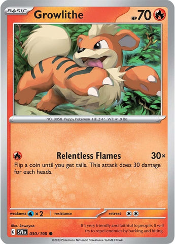 Growlithe (030/198) [Scarlet & Violet: Base Set] - The Mythic Store | 24h Order Processing