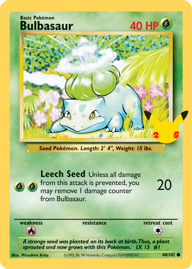Bulbasaur (44/102) (Jumbo Card) [First Partner Pack] - The Mythic Store | 24h Order Processing