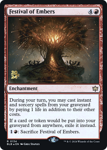 Festival of Embers [Bloomburrow Prerelease Promos] - The Mythic Store | 24h Order Processing