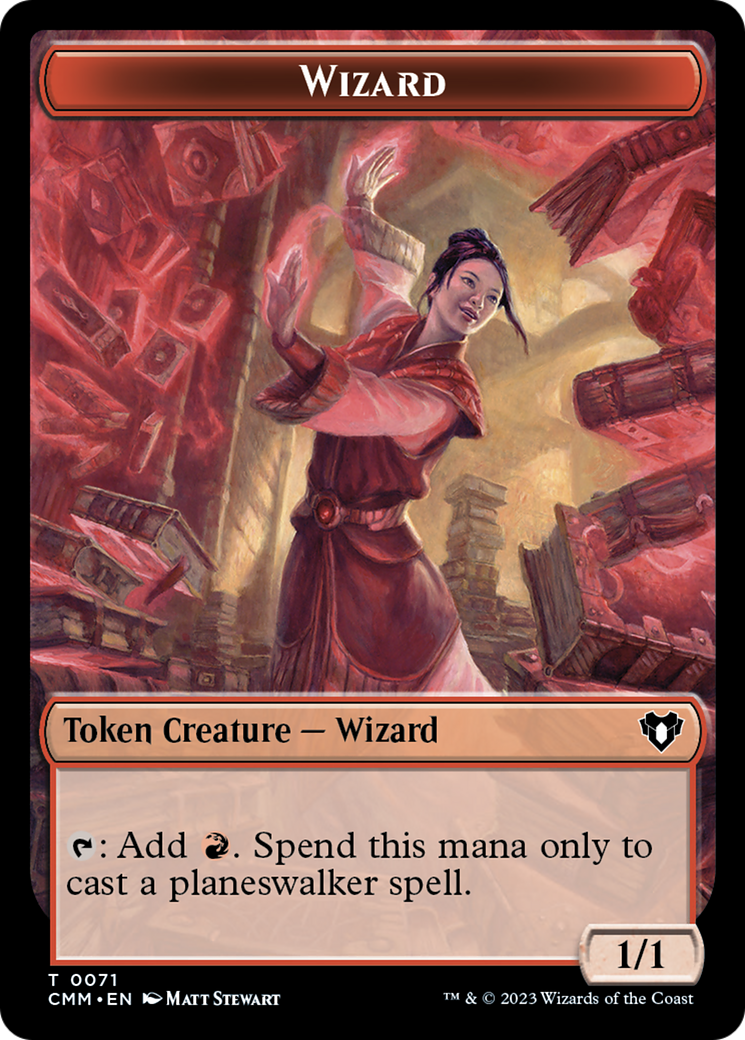 Narset of the Ancient Way Emblem // Wizard Double-Sided Token [Commander Masters Tokens] - The Mythic Store | 24h Order Processing