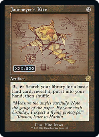 Journeyer's Kite (Retro Schematic) (Serialized) [The Brothers' War Retro Artifacts] - The Mythic Store | 24h Order Processing