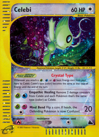 Celebi (145/144) [Skyridge] - The Mythic Store | 24h Order Processing