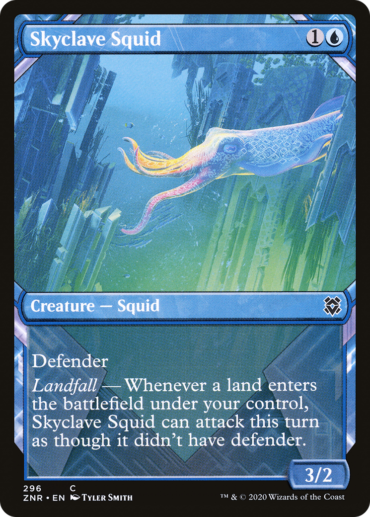 Skyclave Squid (Showcase) [Zendikar Rising] - The Mythic Store | 24h Order Processing