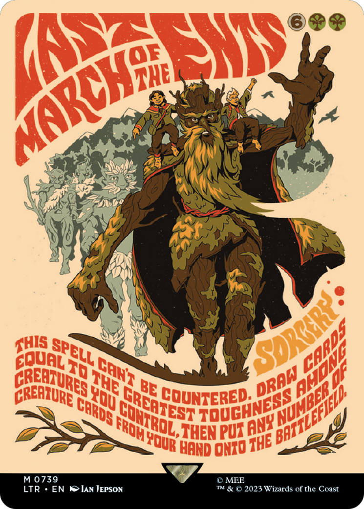 Last March of the Ents (Borderless Poster) [The Lord of the Rings: Tales of Middle-Earth] - The Mythic Store | 24h Order Processing
