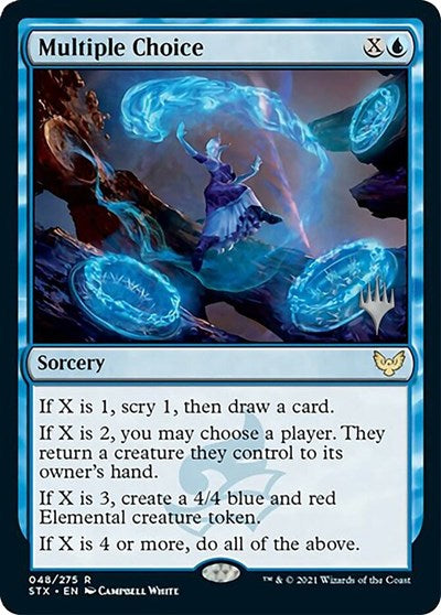 Multiple Choice (Promo Pack) [Strixhaven: School of Mages Promos] - The Mythic Store | 24h Order Processing