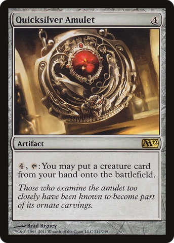 Quicksilver Amulet [Magic 2012] - The Mythic Store | 24h Order Processing
