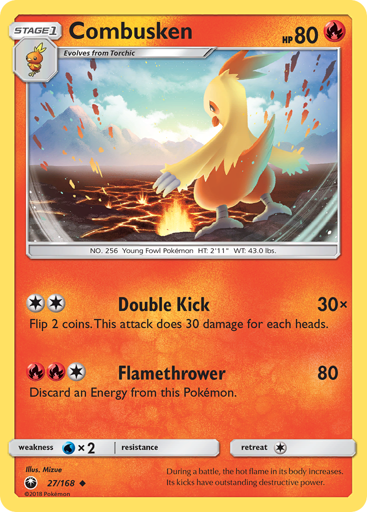 Combusken (27/168) [Sun & Moon: Celestial Storm] - The Mythic Store | 24h Order Processing
