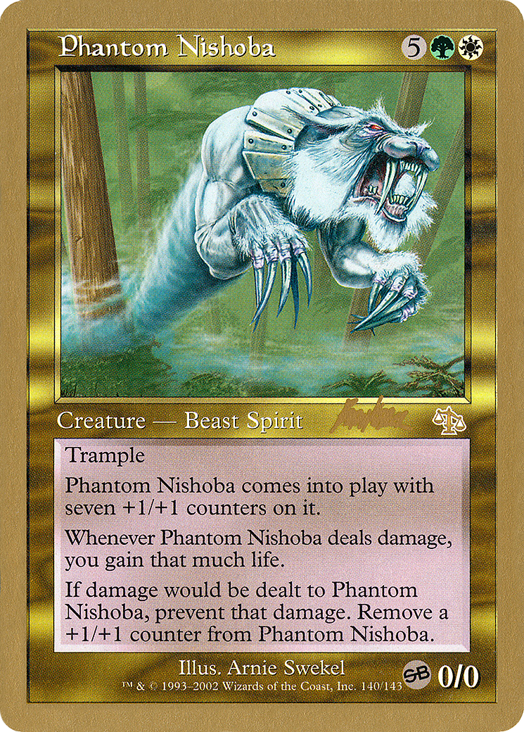 Phantom Nishoba (Brian Kibler) (SB) [World Championship Decks 2002] - The Mythic Store | 24h Order Processing