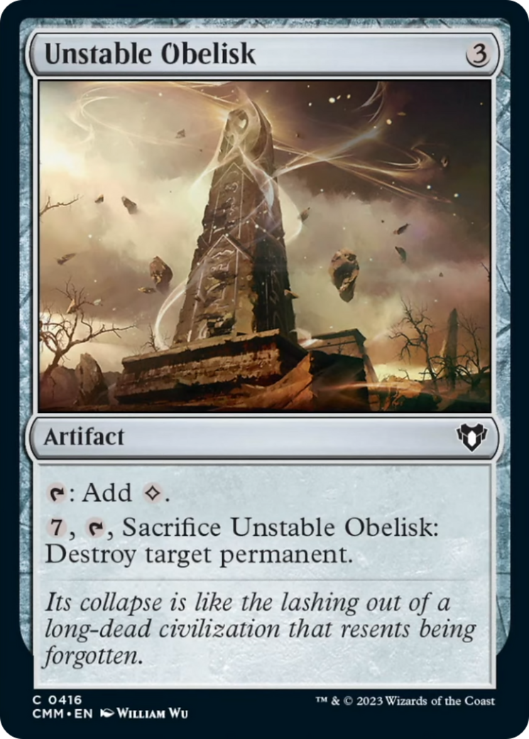 Unstable Obelisk [Commander Masters] - The Mythic Store | 24h Order Processing