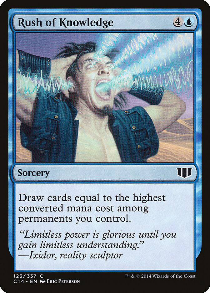Rush of Knowledge [Commander 2014] - The Mythic Store | 24h Order Processing