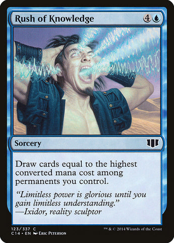 Rush of Knowledge [Commander 2014] - The Mythic Store | 24h Order Processing