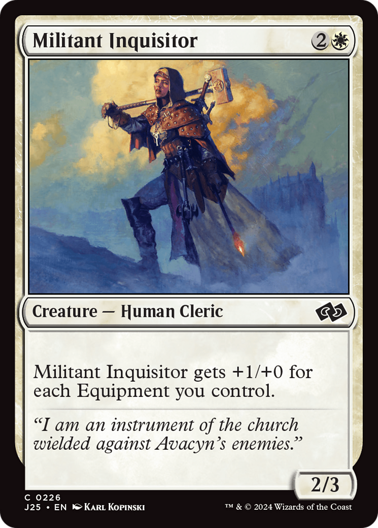 Militant Inquisitor [Foundations Jumpstart] - The Mythic Store | 24h Order Processing