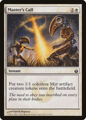 Master's Call [Mirrodin Besieged] - The Mythic Store | 24h Order Processing