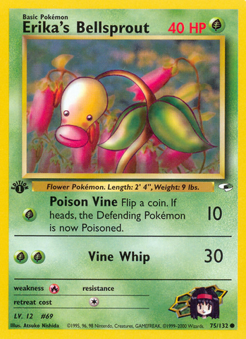 Erika's Bellsprout (75/132) [Gym Heroes 1st Edition] - The Mythic Store | 24h Order Processing