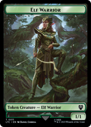 Elf Warrior // Treasure Double Sided Token [The Lord of the Rings: Tales of Middle-Earth Commander Tokens] - The Mythic Store | 24h Order Processing