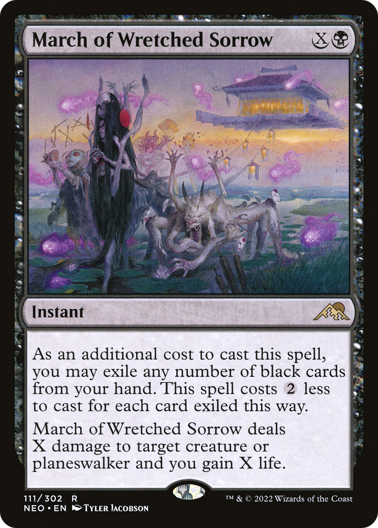 March of Wretched Sorrow [Kamigawa: Neon Dynasty] - The Mythic Store | 24h Order Processing