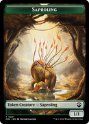 Garruk, Apex Predator Emblem // Saproling Double-Sided Token [Modern Horizons 3 Commander Tokens] - The Mythic Store | 24h Order Processing