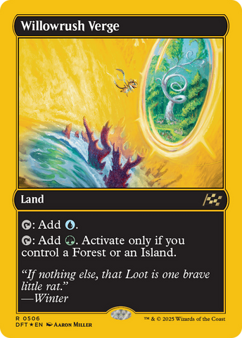 Willowrush Verge (First-Place Foil) [Aetherdrift] - The Mythic Store | 24h Order Processing