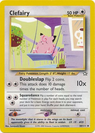 Clefairy (30/111) [Neo Genesis Unlimited] - The Mythic Store | 24h Order Processing