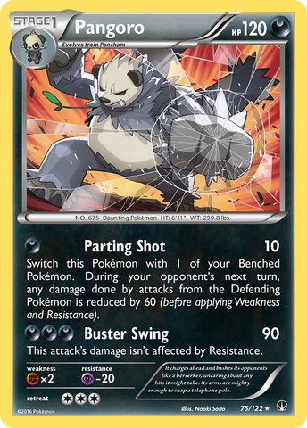 Pangoro (75/122) [XY: BREAKpoint] - The Mythic Store | 24h Order Processing