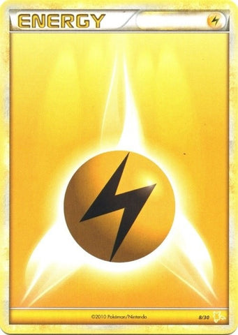 Lightning Energy (8/30) [HeartGold & SoulSilver: Trainer Kit - Raichu] - The Mythic Store | 24h Order Processing