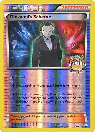 Giovanni's Scheme (138/162) (Championship Promo) [XY: BREAKthrough] - The Mythic Store | 24h Order Processing