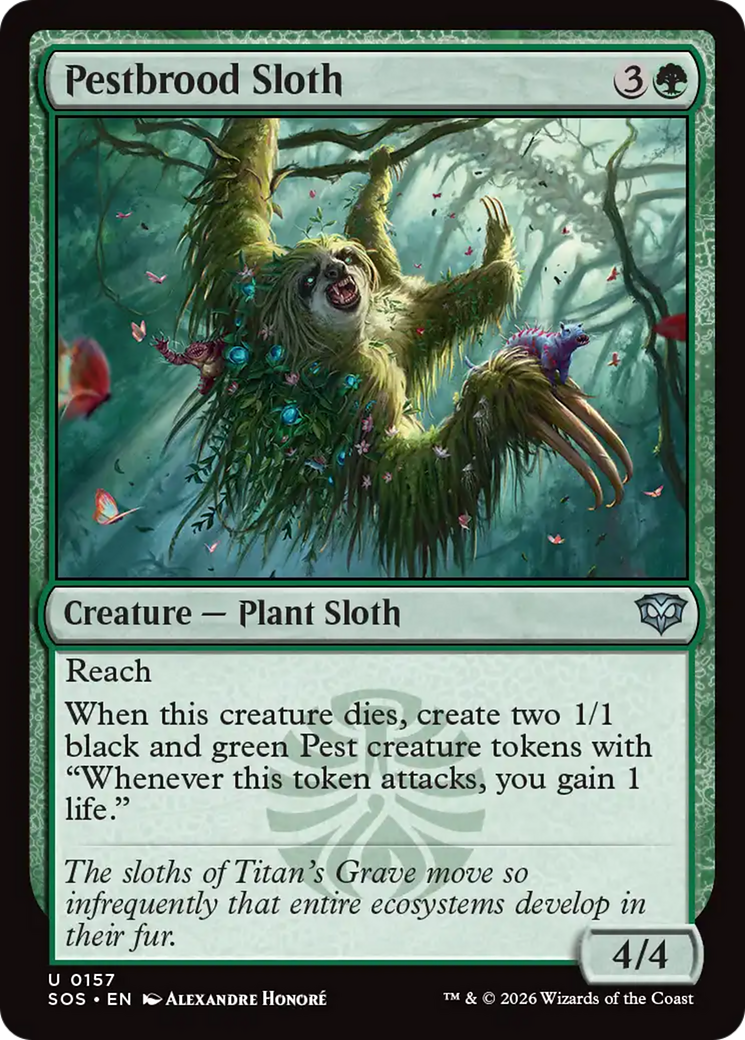 Pestbrood Sloth [Secrets of Strixhaven] - The Mythic Store | 24h Order Processing
