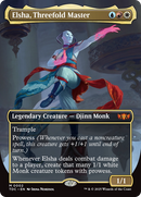 Elsha, Threefold Master (Borderless) [Tarkir: Dragonstorm Commander] - The Mythic Store | 24h Order Processing