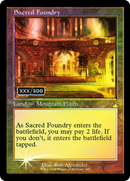Sacred Foundry (Retro) (Serialized) [Ravnica Remastered] - The Mythic Store | 24h Order Processing