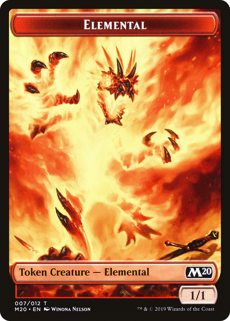 Elemental Token [Core Set 2020 Tokens] - The Mythic Store | 24h Order Processing