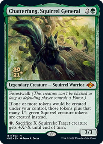 Chatterfang, Squirrel General [Modern Horizons 2 Prerelease Promos] - The Mythic Store | 24h Order Processing