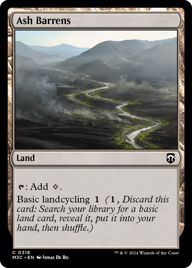 Ash Barrens (Ripple Foil) [Modern Horizons 3 Commander] - The Mythic Store | 24h Order Processing