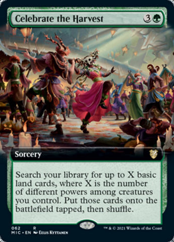 Celebrate the Harvest (Extended Art) [Innistrad: Midnight Hunt Commander] - The Mythic Store | 24h Order Processing