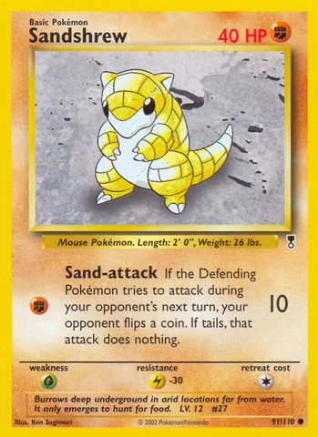 Sandshrew (91/110) [Legendary Collection] - The Mythic Store | 24h Order Processing