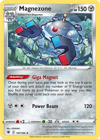 Magnezone (107/189) (Theme Deck Exclusive) [Sword & Shield: Astral Radiance] - The Mythic Store | 24h Order Processing