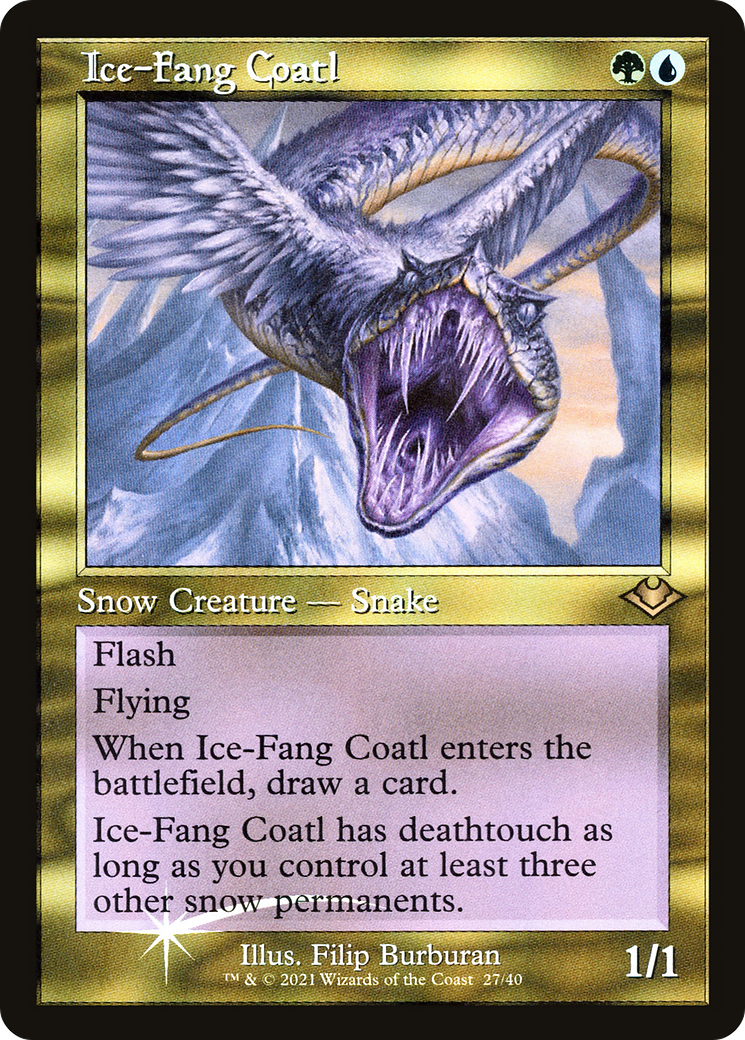Ice-Fang Coatl (Retro) [Modern Horizons] - The Mythic Store | 24h Order Processing