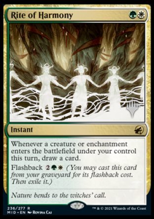 Rite of Harmony (Promo Pack) [Innistrad: Midnight Hunt Promos] - The Mythic Store | 24h Order Processing