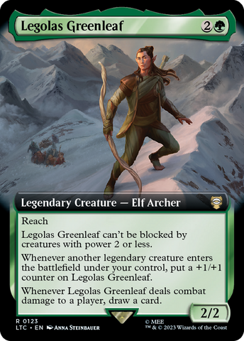 Legolas Greenleaf (Extended Art) [The Lord of the Rings: Tales of Middle-Earth Commander] - The Mythic Store | 24h Order Processing