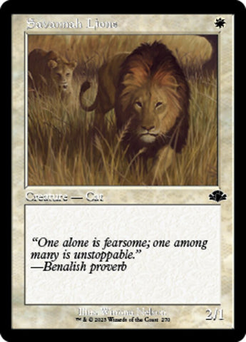 Savannah Lions (Retro) [Dominaria Remastered] - The Mythic Store | 24h Order Processing