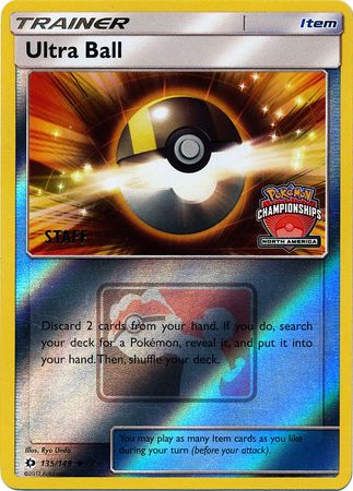 Ultra Ball (135/149) (NA Championship Promo Staff) [Sun & Moon: Base Set] - The Mythic Store | 24h Order Processing
