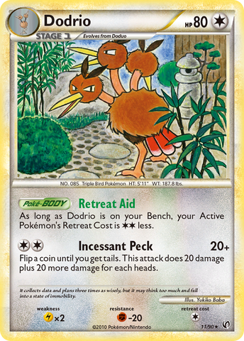 Dodrio (11/90) [HeartGold & SoulSilver: Undaunted] - The Mythic Store | 24h Order Processing