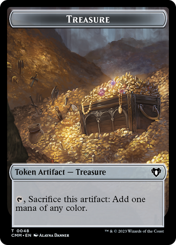 Treasure // Ogre Double-Sided Token [Commander Masters Tokens] - The Mythic Store | 24h Order Processing