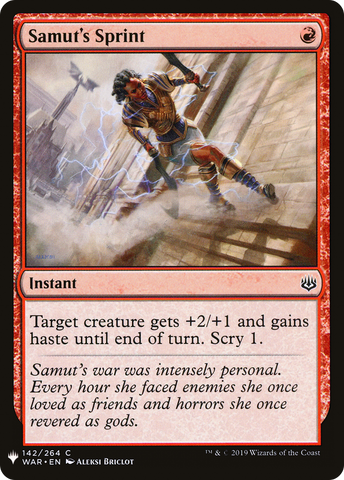 Samut's Sprint [Mystery Booster] - The Mythic Store | 24h Order Processing