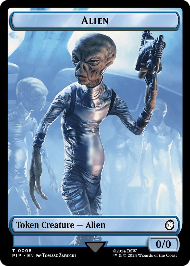 Treasure (0019) // Alien Double-Sided Token [Fallout Tokens] - The Mythic Store | 24h Order Processing